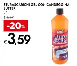 Bennet Sturascarichi gel con candeggina Sutter offerta