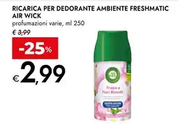 Bennet Ricarica per deodorante ambiente Freshmatic Air Wick offerta