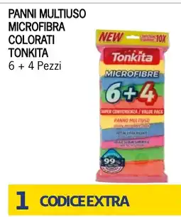 Bennet Panni multiuso microfibra colorati Tonkita offerta