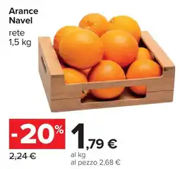 Carrefour Arance Navel offerta