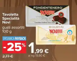 Carrefour Tavoletta Specialità Novi offerta