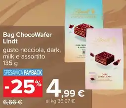 Carrefour Bag ChocoWafer Lindt offerta