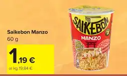 Carrefour Saikebon Manzo offerta