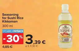 Carrefour Seasoning for Sushi Rice Kikkoman offerta