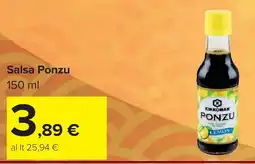 Carrefour Salsa Ponzu Kikkoman offerta