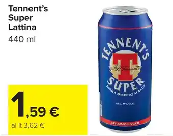Tennent's Super Lattina