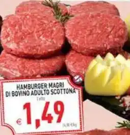 Supermercati Agorà Hamburger magri di bovino adulto scottona offerta
