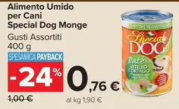 Carrefour Market Alimento Umido per Cani Special Dog Monge offerta