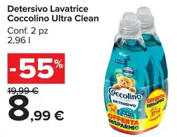 Carrefour Market Detersivo Lavatrice Coccolino Ultra Clean offerta