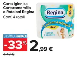Carrefour Market Carta Igienica Regina Cartacamomilla offerta