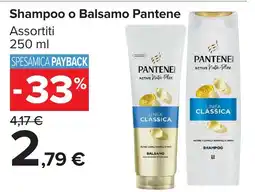 Carrefour Market Shampoo o Balsamo Pantene offerta