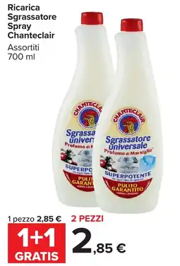 Carrefour Market Ricarica Sgrassatore Spray Chanteclair offerta
