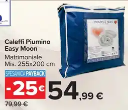 Carrefour Market Caleffi Piumino Easy Moon offerta