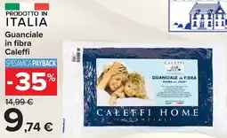 Carrefour Market Guanciale in fibra Caleffi offerta