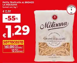 Bennet Pasta trafilata al bronzo la Molisana offerta