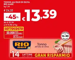Bennet Tonno all'Olio di Oliva Rio Mare offerta