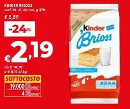 Bennet Kinder Brioss offerta