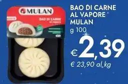 Bennet Bao di carne al vapore Mulan offerta