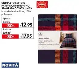 Bennet Bennet club Micro flannel Parure copripiumino singola offerta