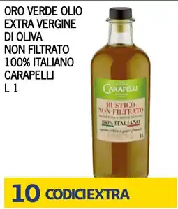 Bennet Olio extra vergine di oliva non filtrato carapelli offerta