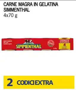 Bennet Carne magra in gelatina Simmenthal offerta