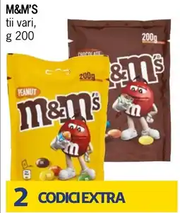 Bennet M&M'S tii vari offerta