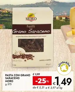 Bennet Pasta con grano saraceno Moro offerta