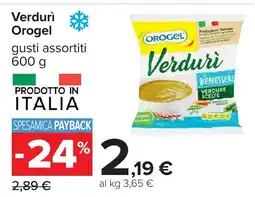 Carrefour Verduri Orogel offerta