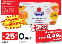 Carrefour Yogurt Intero Polenghi offerta