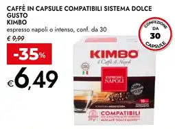 Bennet Caffè in capsule compatibili sistema Dolce Gusto Kimbo espresso napoli o intenso offerta