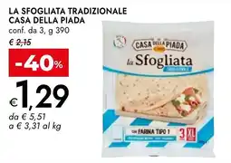 Bennet La Sfogliata Tradizionale Casa della Piada offerta