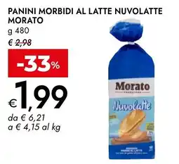 Bennet Panini morbidi al latte Nuvolatte Morato offerta