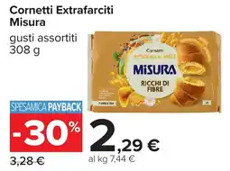 Carrefour Cornetti Extrafarciti Misura offerta