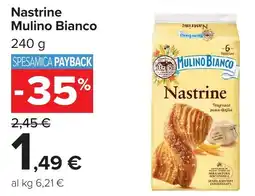 Carrefour Nastrine Mulino Bianco offerta