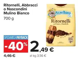 Carrefour Ritornelli con Cacao e Mandorle Mulino Bianco offerta