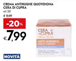 Bennet Crema antirughe quotidiana Cera di Cupra offerta