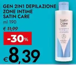 Bennet Depilazione zone intime Satin Care offerta