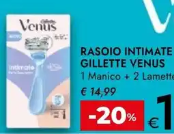 Bennet Rasoio Intimate Gillette Venus offerta