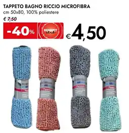 Bennet Tappeto bagno riccio microfibra offerta