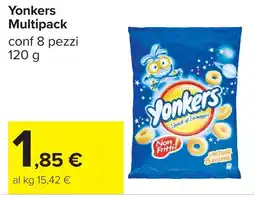 Carrefour Yonkers Snack al Formaggio offerta