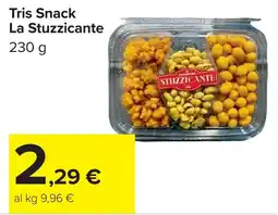 Carrefour Tris Snack La Stuzzicante offerta