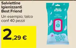 Carrefour Salviettine igienizzanti Best Friend offerta