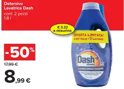 Carrefour Detersivo Lavatrice Dash offerta