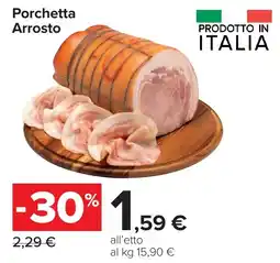 Carrefour Porchetta Arrosto offerta