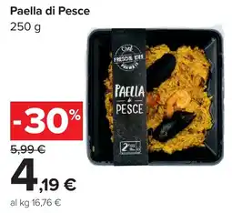 Carrefour Paella di Pesce offerta