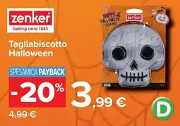 Carrefour Tagliabiscotto Halloween Zenker offerta