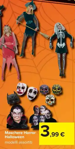 Carrefour Maschere Horror Halloween offerta