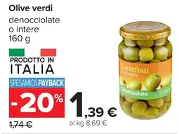 Carrefour Carrefour olive verdi snocciolate offerta