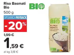 Carrefour Riso Basmati Bio offerta