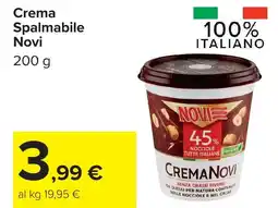 Carrefour Crema Spalmabile Novi offerta